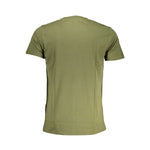 Cavalli Class Green Cotton T-Shirt CA-28614-L