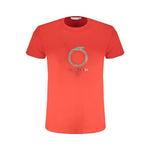 Trussardi Red Cotton T-Shirt TR-30137-S