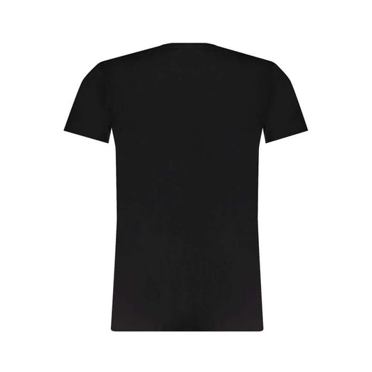 Trussardi Black Cotton T-Shirt TR-30148-XL