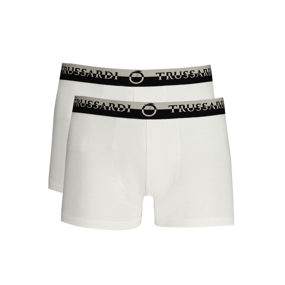 Trussardi White Cotton Underwear TR-31033-L