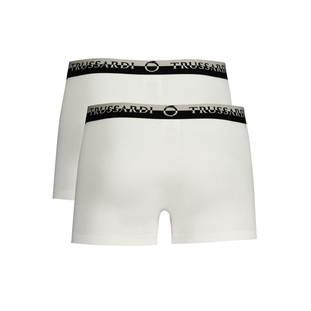 Trussardi White Cotton Underwear TR-31033-L