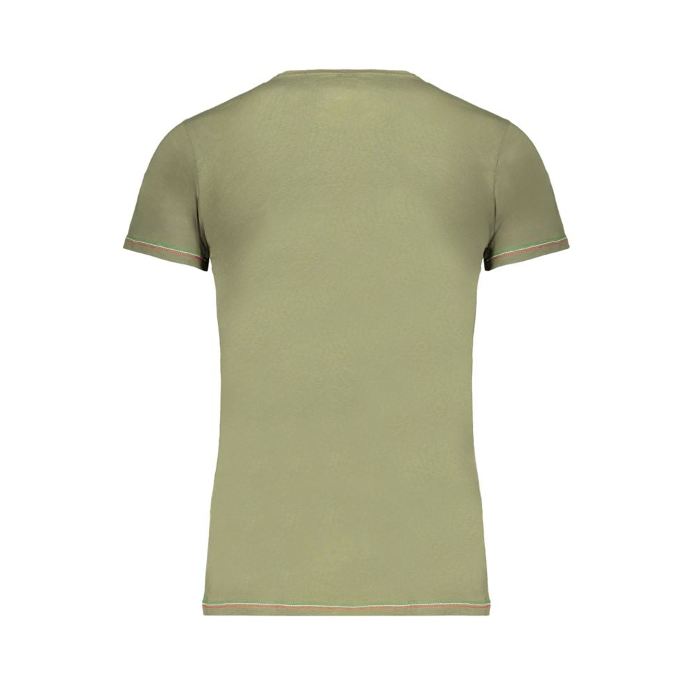 Aeronautica Militare Green Cotton T-Shirt AE-31103-XXL