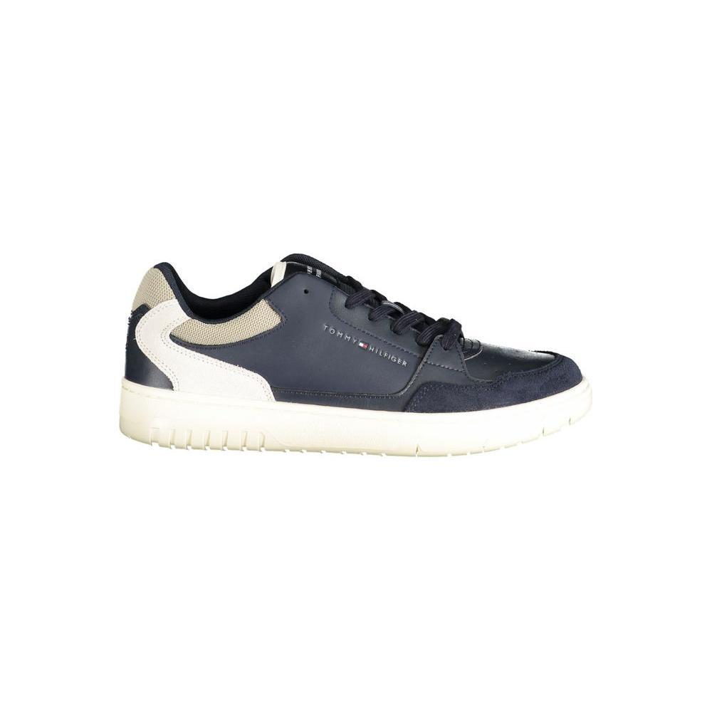 Tommy Hilfiger Blue Polyethylene Men Sneaker TO-33493-EU40/US7