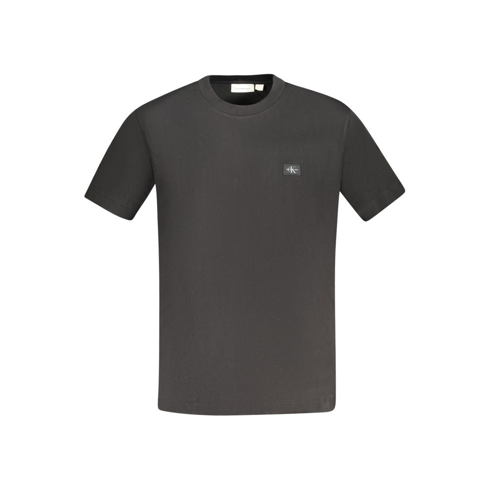 Calvin Klein Black Cotton Men T-Shirt CA-33790-L