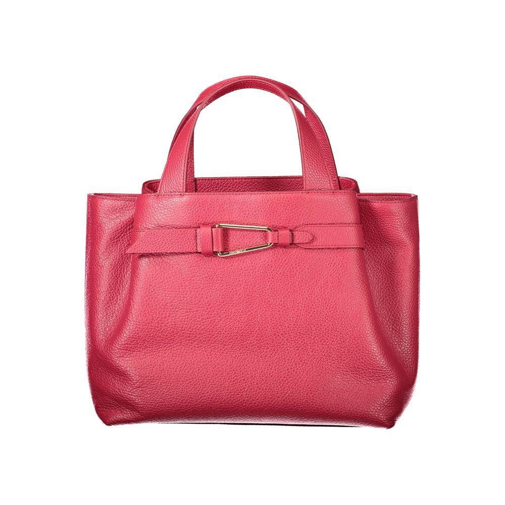 Front view with bag zipped and handles upright.