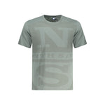 North Sails Green Cotton Men T-Shirt NO-35057-S
