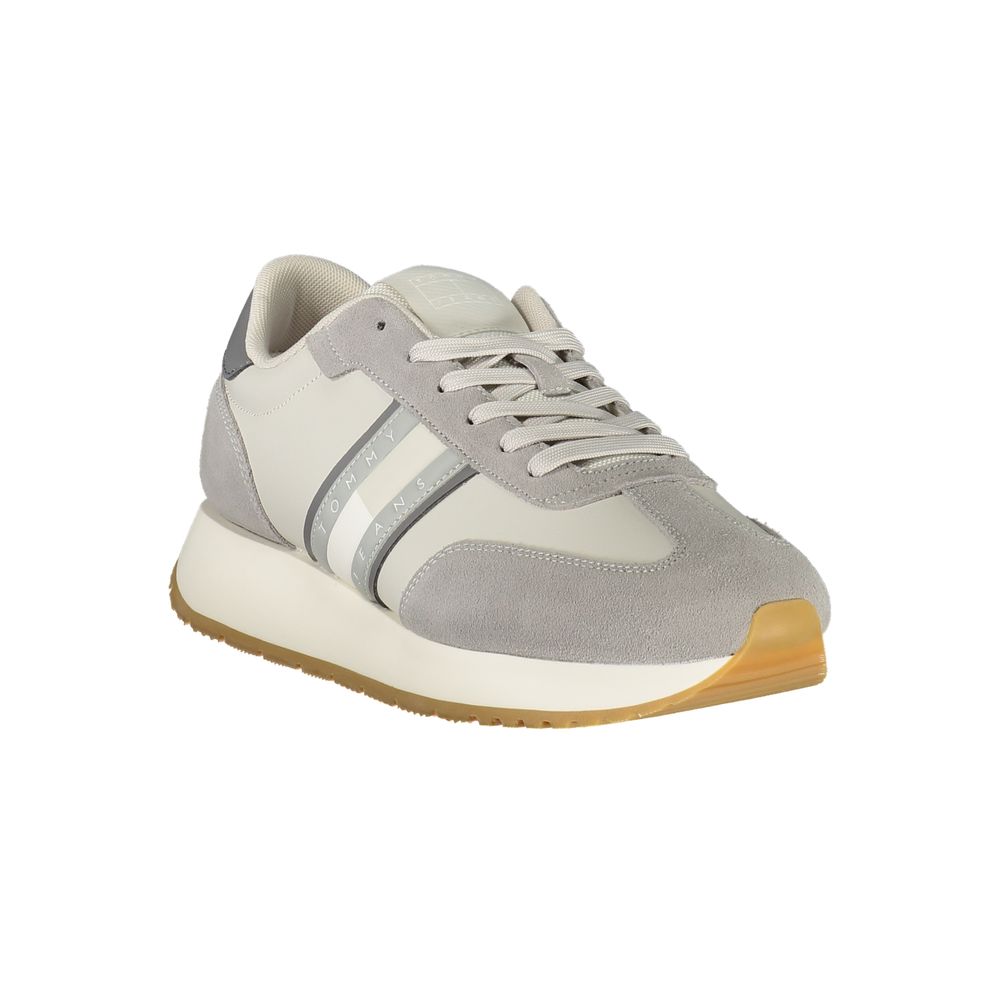 Tommy Hilfiger Brown Leather Men Sneaker