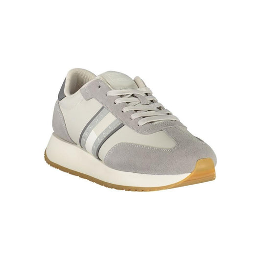 Tommy Hilfiger Brown Leather Men Sneaker TO-36048-EU40/US7
