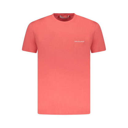 Trussardi Rosa Cotton Men T-Shirt