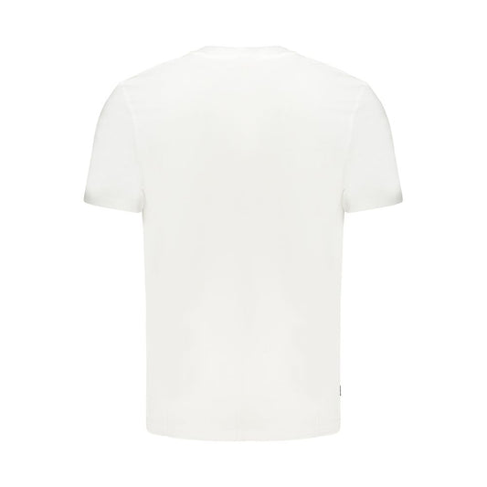 Timberland White Cotton Men T-Shirt TI-36794-S