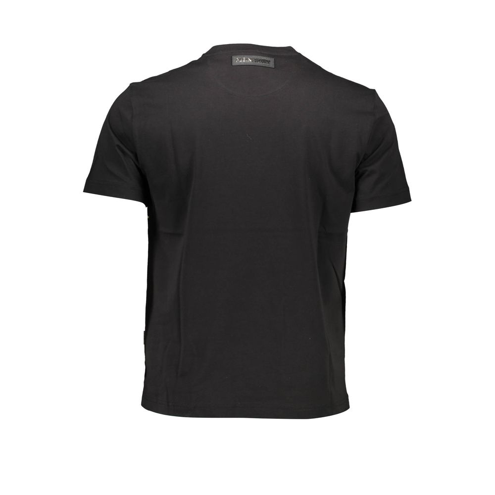 Plein Sport Black Cotton T-Shirt