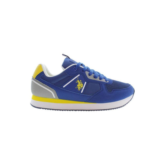 U.S. POLO ASSN. Blue Polyester Men Sneaker US-37078-EU43/US10