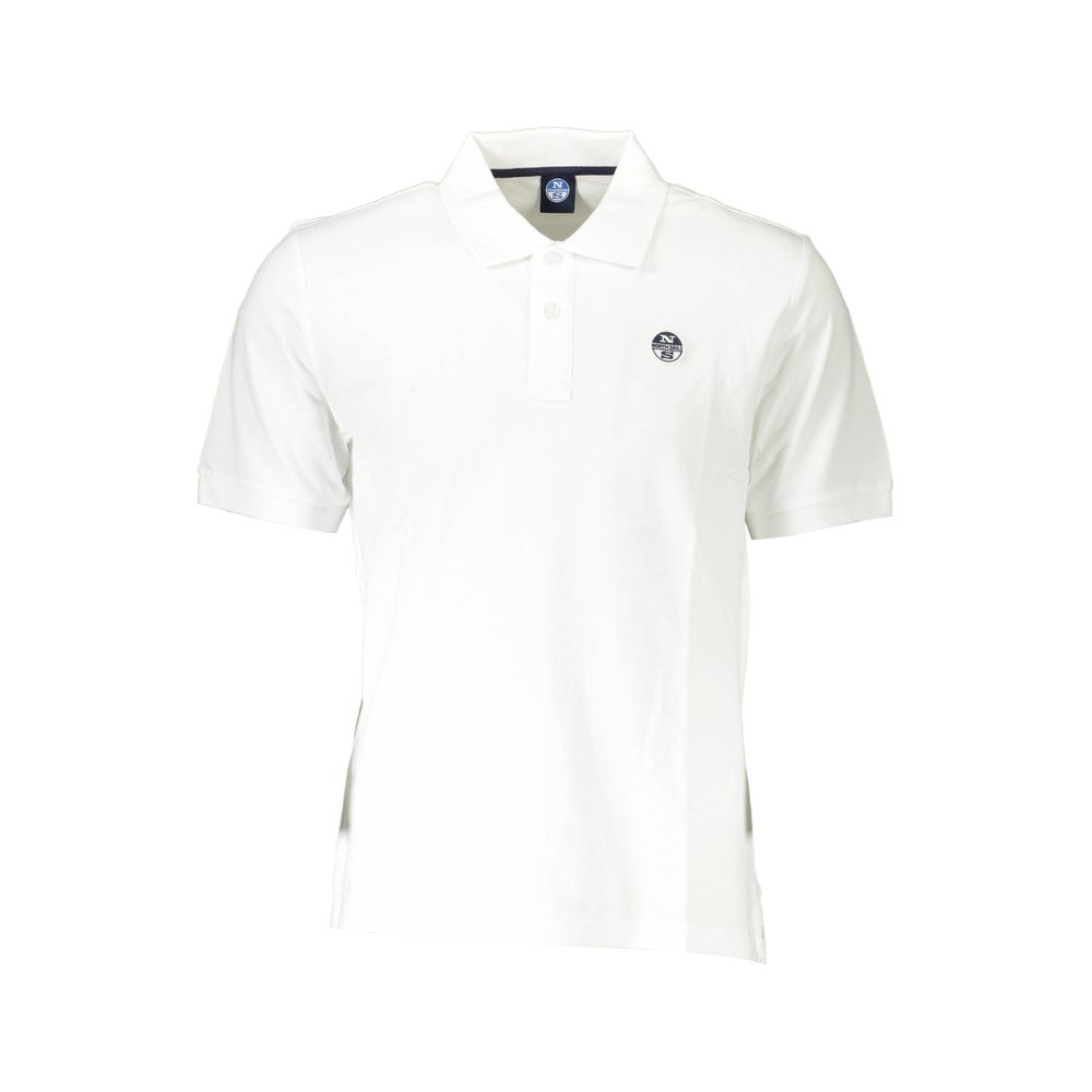 North Sails White Cotton Polo Shirt