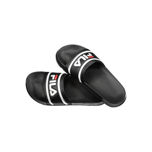 Fila Black Polyurethane Men's Slipper