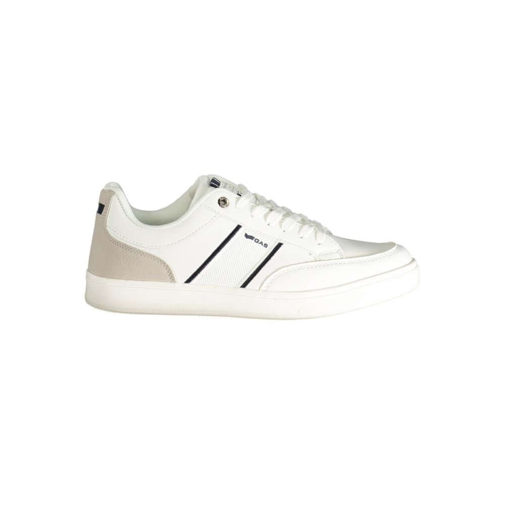 Gas White Polyester Men Sneaker GA-38570-EU44/US11