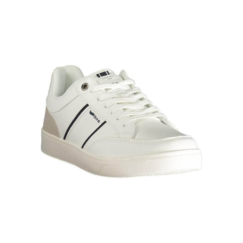 Gas White Polyester Men Sneaker GA-38570-EU44/US11