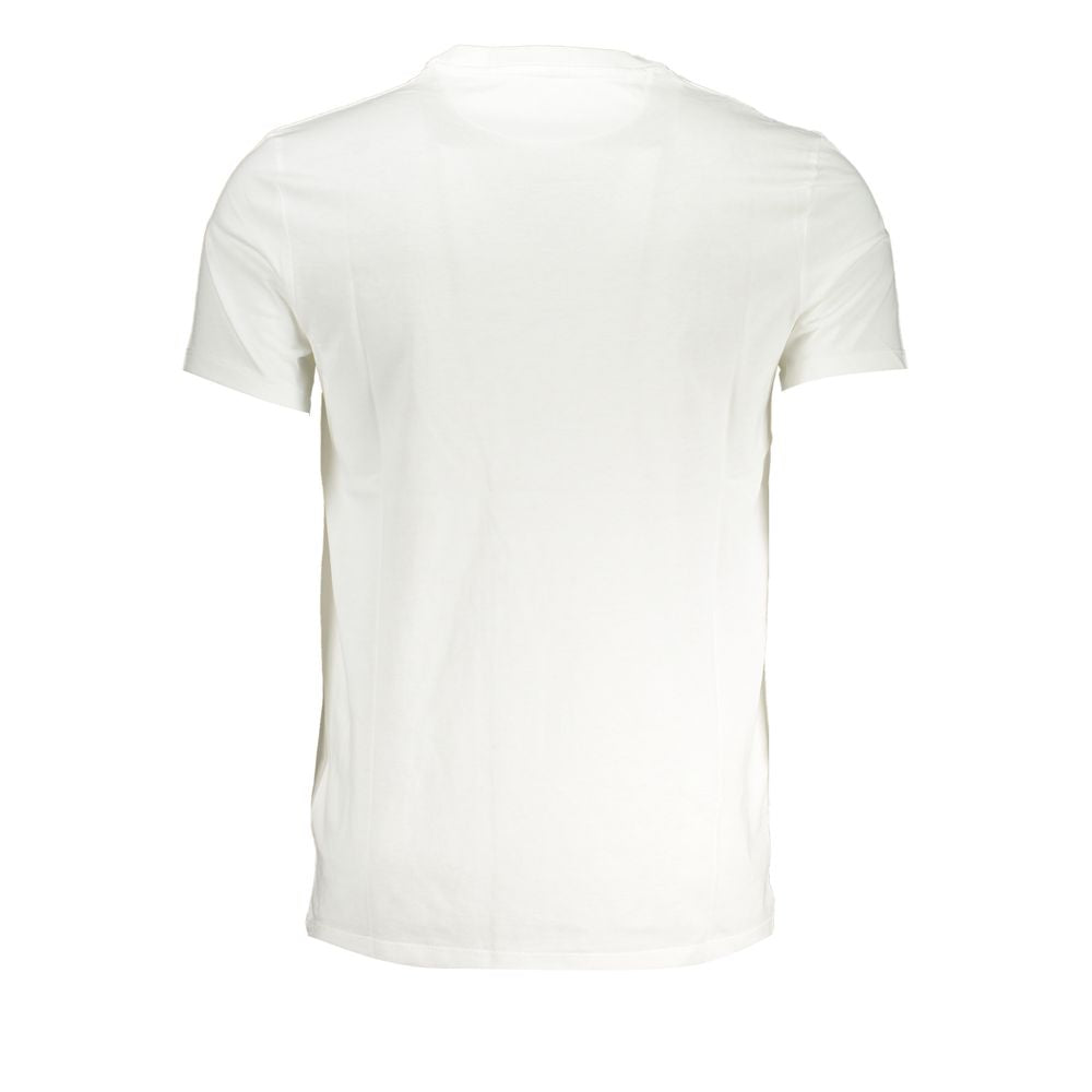 Timberland White Cotton Men T-Shirt TI-37304-S