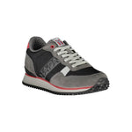 Napapijri Sleek Black Lace-Up Sport Sneakers NA-23095-EU41/US8