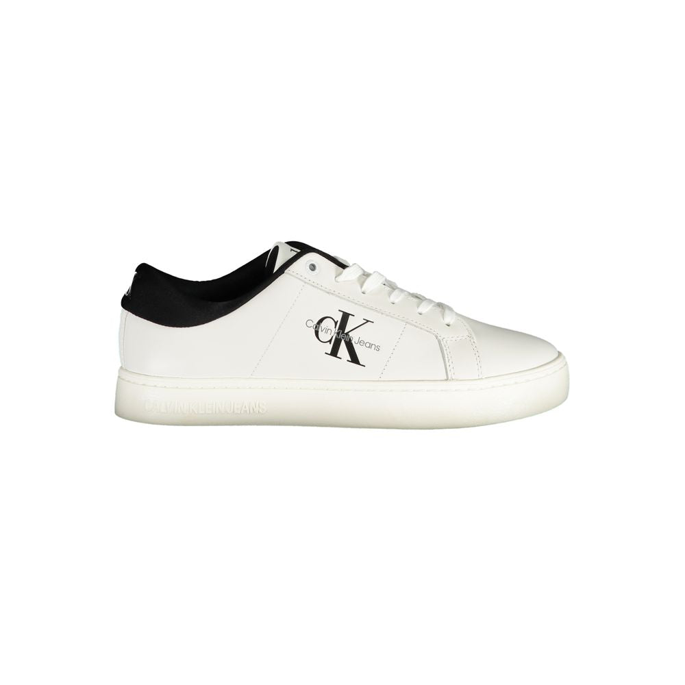 Calvin Klein Bianco Polyurethane Men Sneaker