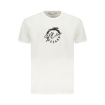 Trussardi White Cotton Men T-Shirt TR-36615-S