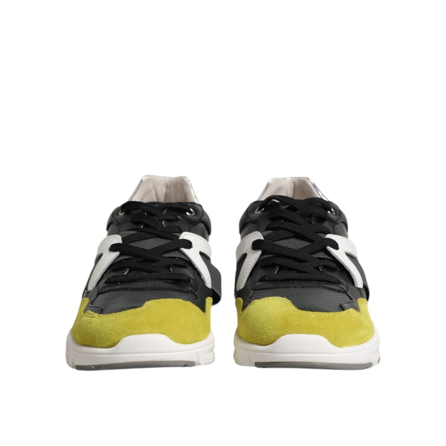 Dolce & Gabbana Multicolor Lace Up Low Top Men Sneakers Shoes