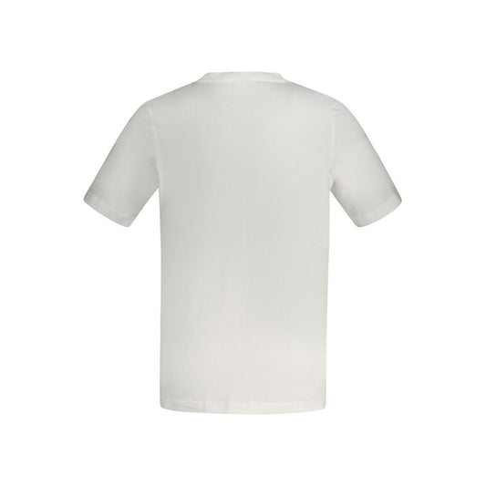 Kappa White Cotton Men T-Shirt KA-33206-S