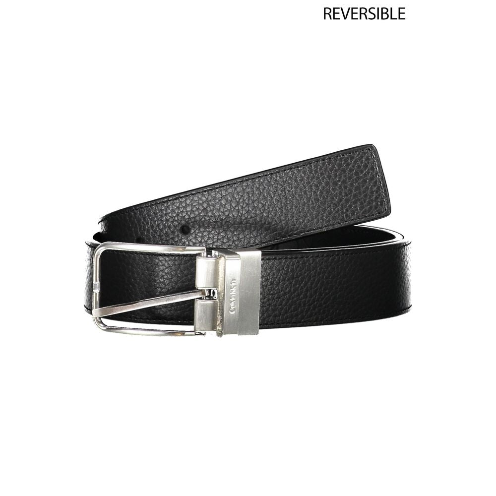 Calvin Klein Black Polyester Men Belt CA-37714-100 CM / 40 INCHES