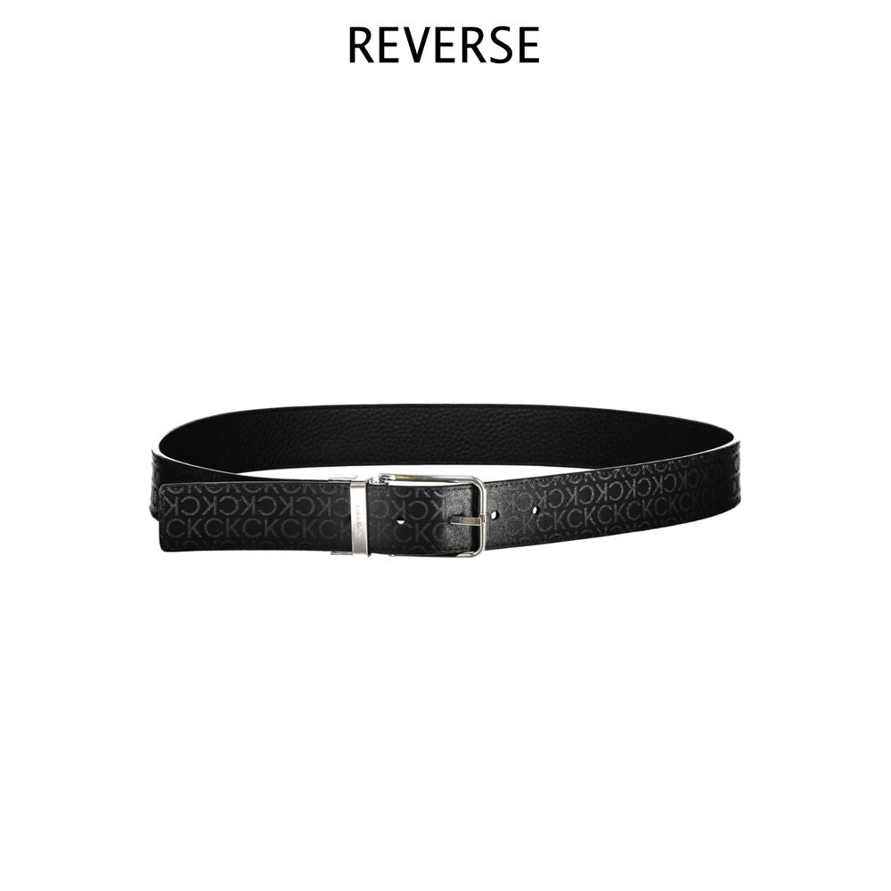 Calvin Klein Black Polyester Men Belt CA-37714-100 CM / 40 INCHES