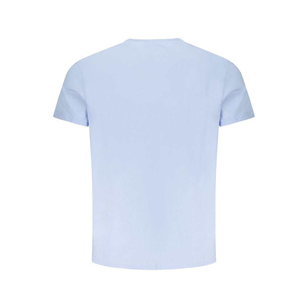 Tommy Hilfiger Blue Cotton Men T-Shirt TO-38479-L
