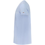 Tommy Hilfiger Blue Cotton Men T-Shirt TO-38479-L