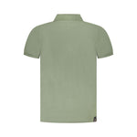 Accademia Militare Green Cotton Polo Shirt AC-36538-S