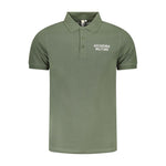 Accademia Militare Green Cotton Polo Shirt AC-36545-S