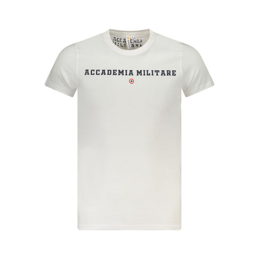 Accademia Militare White Cotton T-Shirt AC-36554-S