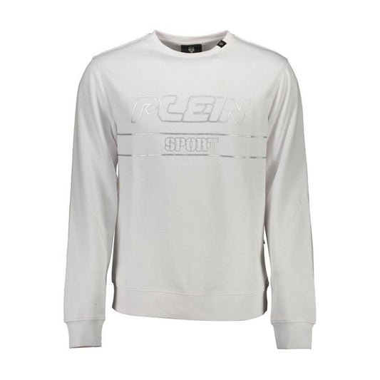 Plein Sport White Cotton Men Sweater PL-9587-S