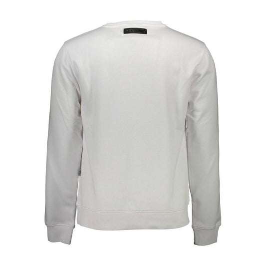 Plein Sport White Cotton Men Sweater PL-9587-S