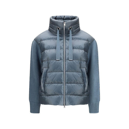 Herno Down Jacket with wool sleeves