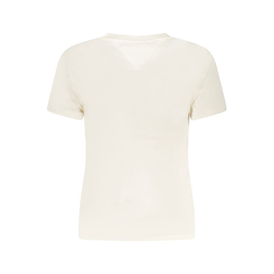 Tommy Hilfiger Beige Cotton Tops & T-Shirt