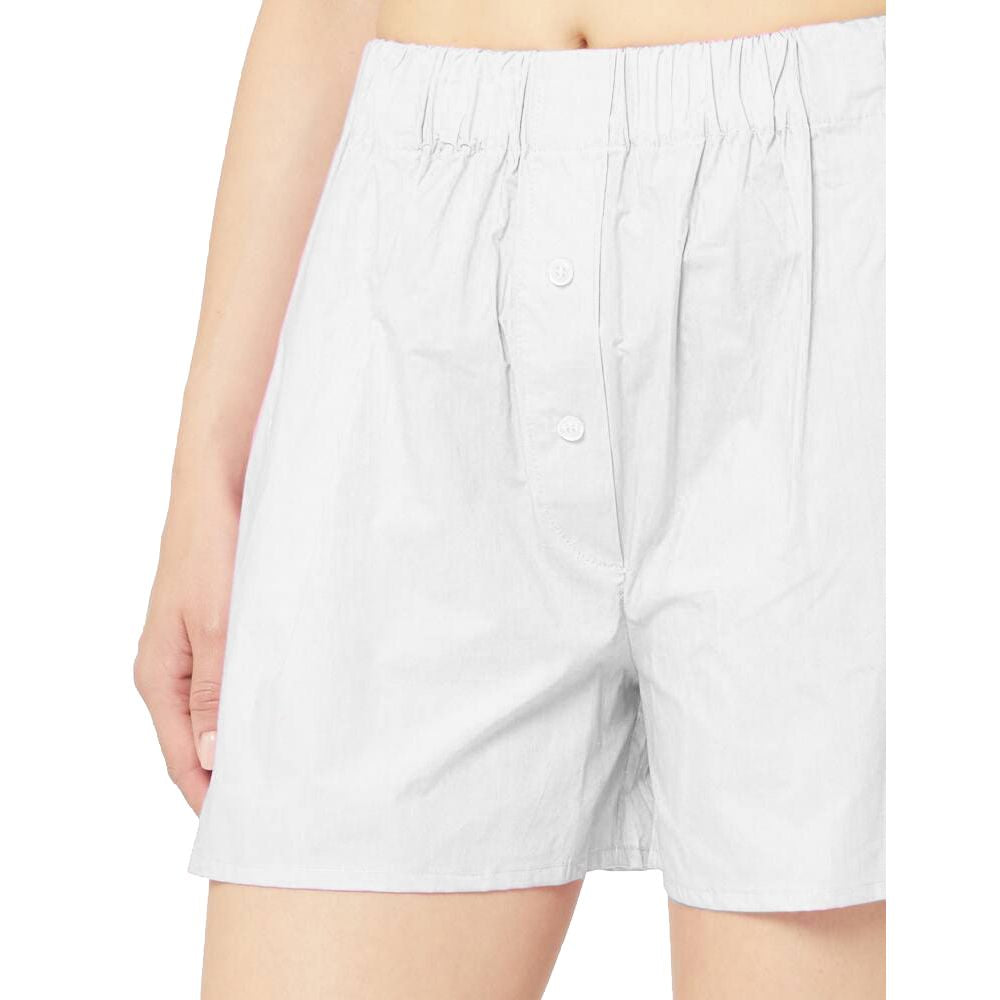 Hinnominate White Cotton Short