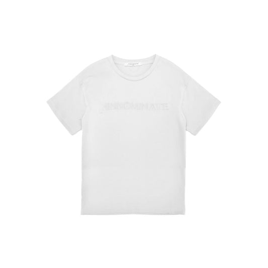 Hinnominate White Cotton Tops & T-Shirt HI-15597-XS