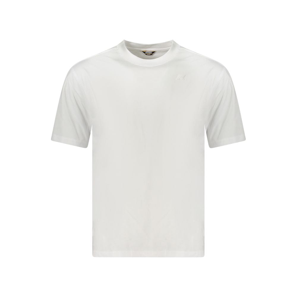 K-WAY White Cotton Men T-Shirt KW-38784-S
