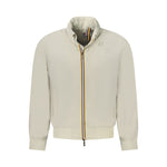 K-WAY Beige Nylon Men Jacket KW-38786-S