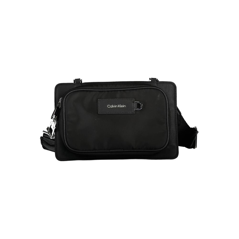 Calvin Klein Black Polyester Men's Shoulder Bag