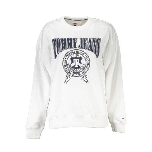 Tommy Hilfiger White Cotton Sweater TO-20737-XL