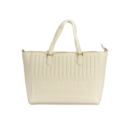 Mario Valentino White Polyethylene Handbag VA-24268