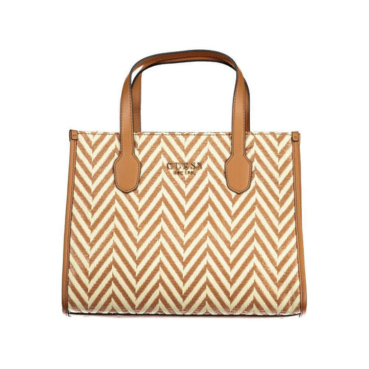Guess Jeans Brown Cotton Handbag GU-30188