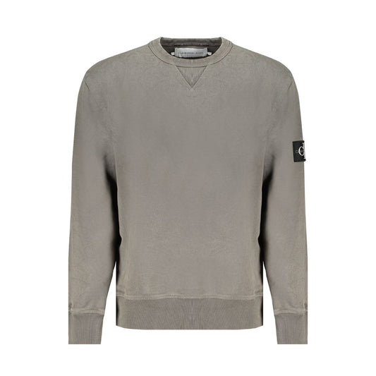 Calvin Klein Green Cotton Men Sweater