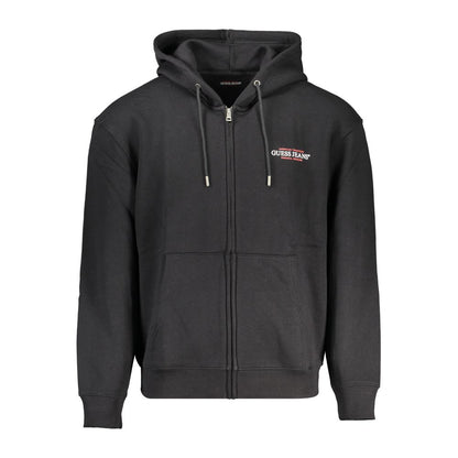 Guess Jeans Black Cotton Men Sweater