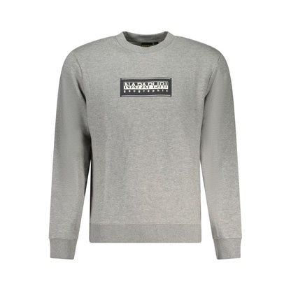 Napapijri Gray Cotton Men Sweater