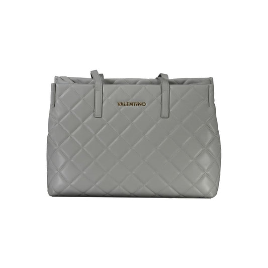 Mario Valentino Gray Polyethylene Handbag VA-32679