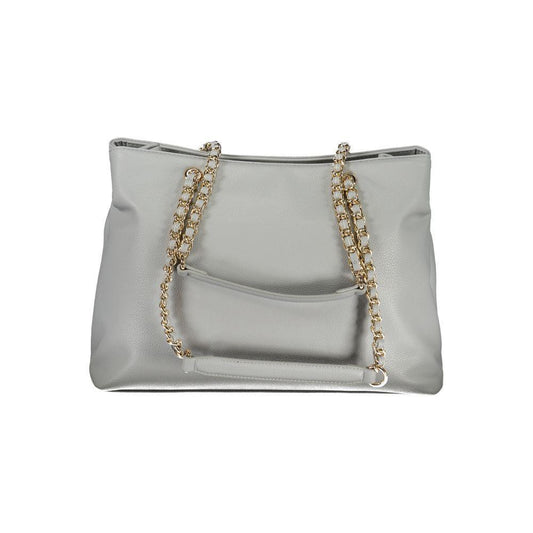 Mario Valentino Gray Polyethylene Handbag VA-32694